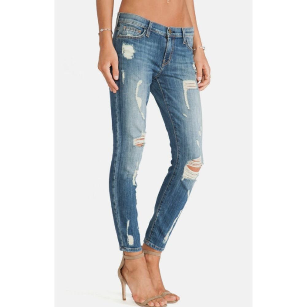 Current/Elliott The Stiletto Jodie Shredded Size 26 Distressed Skinny Jeans
